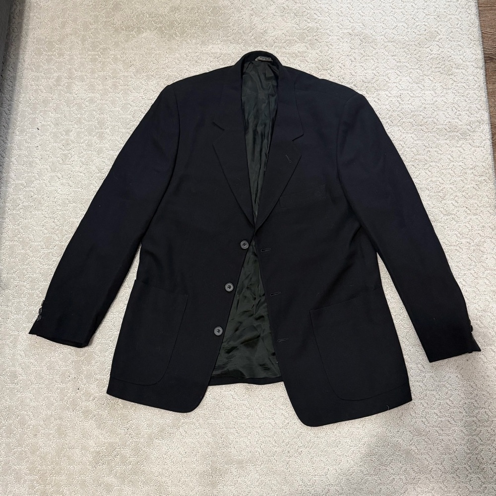 Banana Republic Men's Black Blazer 42R